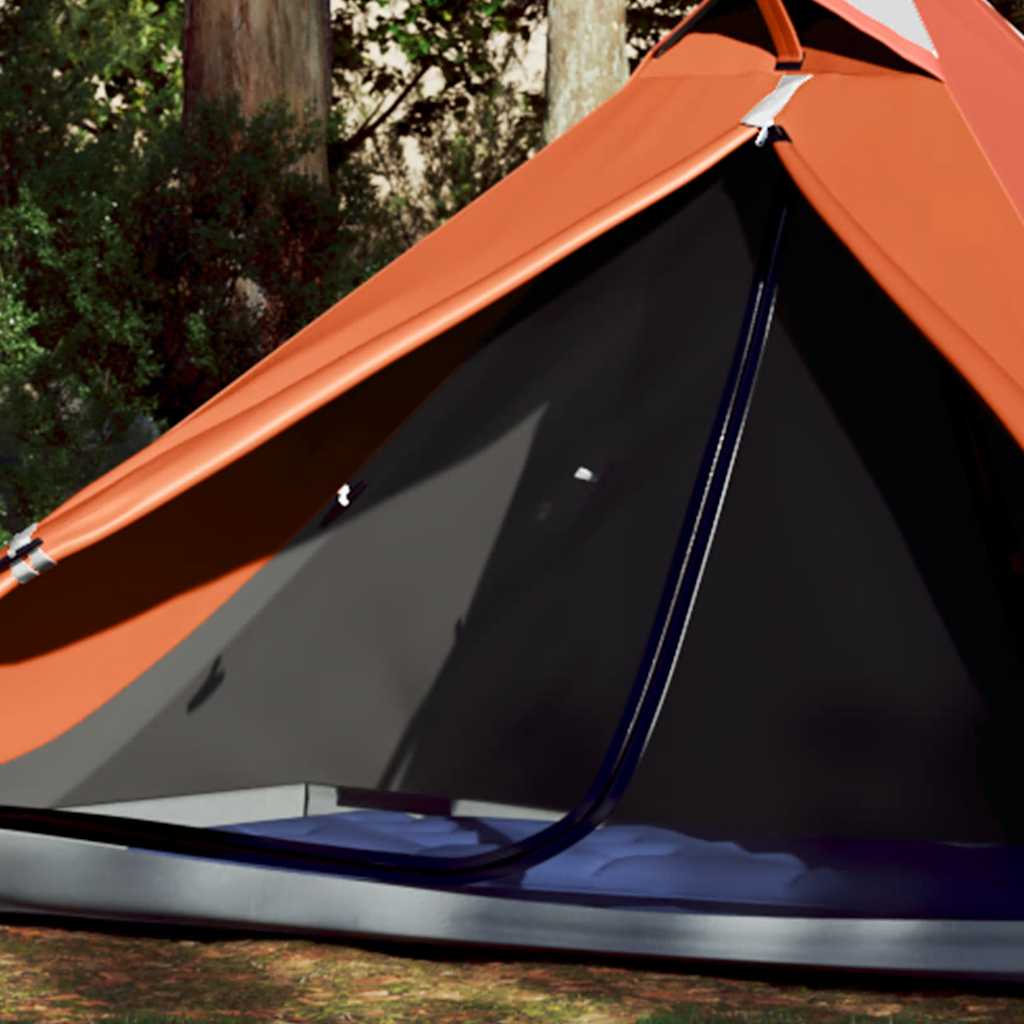 Tipi-Campingzelt 1 Person Orange Wasserdicht